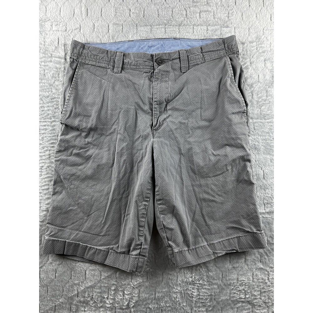 ROWM Gray Bermuda Shorts Desgin Men's Size 32 Cotton‎ Spandex Blend